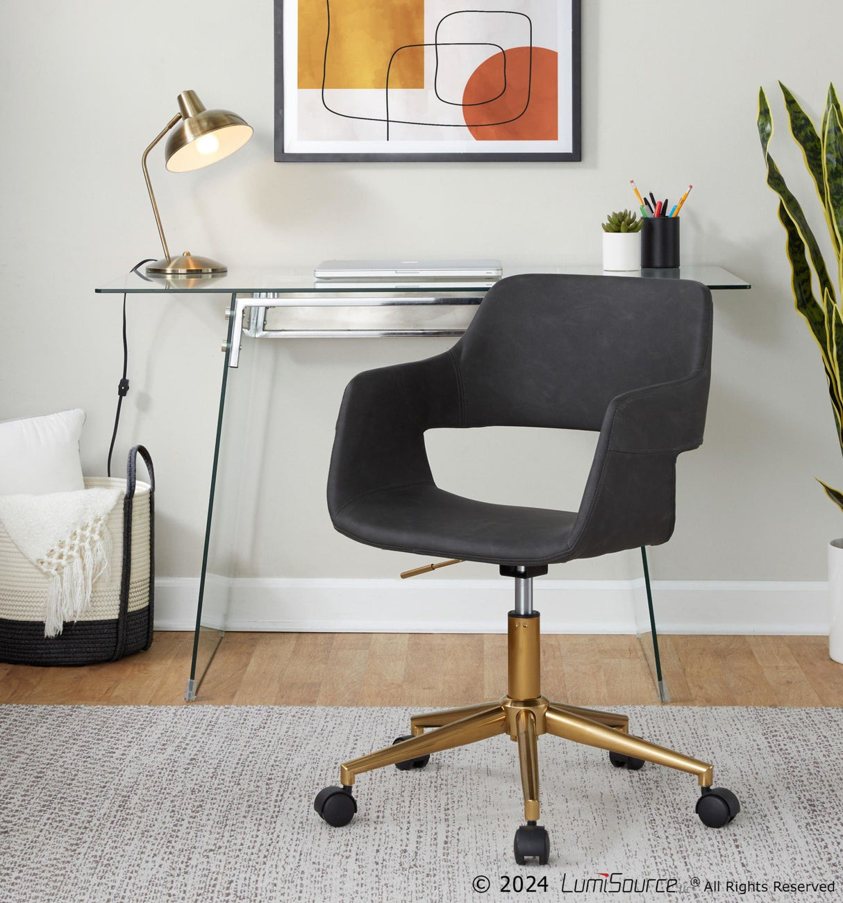 Lombardi - Adjustable Office Chair With Swivel