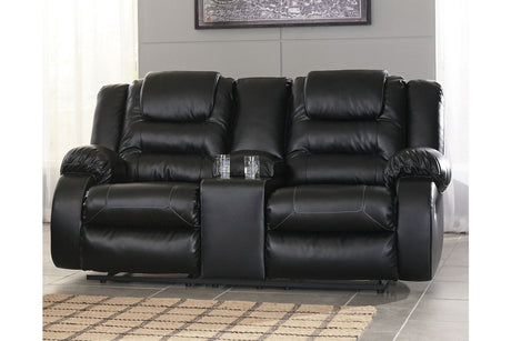 Vacherie Reclining Loveseat With Console - (7930894)
