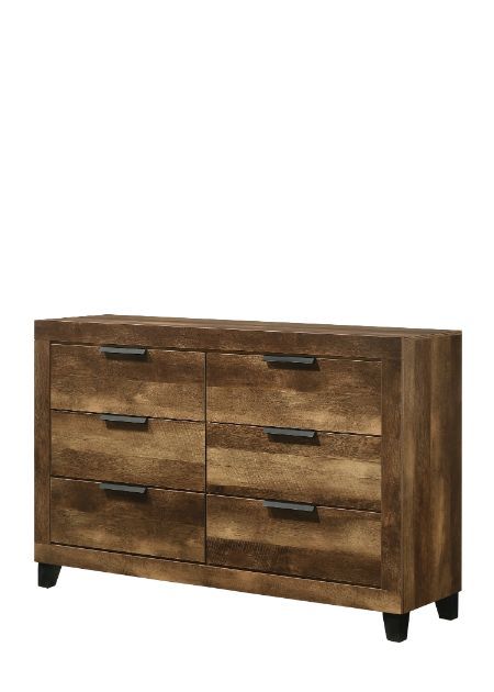 Morales - Dresser - Rustic Oak Finish