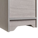 Wooden Nightstand With Two Drawers For Bedrooms And Other Places