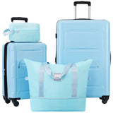 2 Piece Luggage Set With Bags Expanable Spinner Wheels ABS Lightweight Suitcase With Tsa Lock 20" / 28"