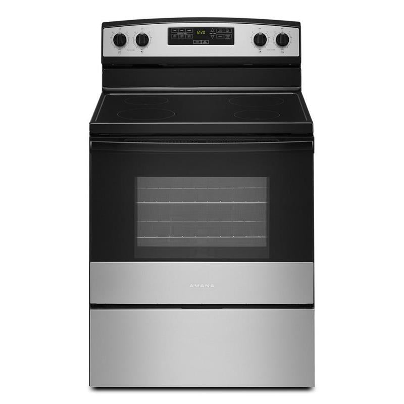 30-inch Amana(R) Electric Range with Extra-Large Oven Window - (AER6303MMS)