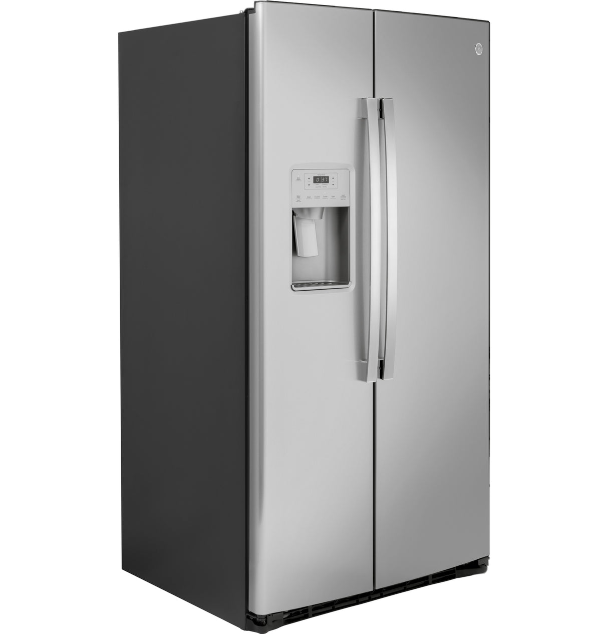 GE(R) 25.1 Cu. Ft. Fingerprint Resistant Side-By-Side Refrigerator - (GSS25IYNFS)