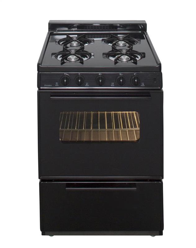 24 in. Freestanding Gas Range in Black - (SCK3XRBP)