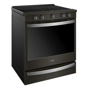 6.4 Cubic Feet Smart Slide-in Electric Range With Air Fry, When Connected - Black Stainless Steel