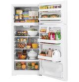 GE(R) ENERGY STAR(R) 16.6 Cu. Ft. Top-Freezer Refrigerator - (GTE17GTNRWW)