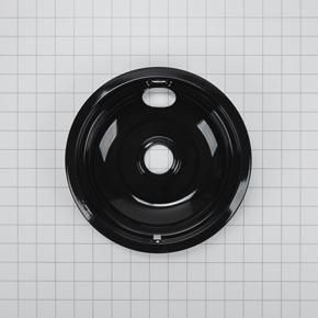 Round Electric Range Burner Drip Bowl - Black