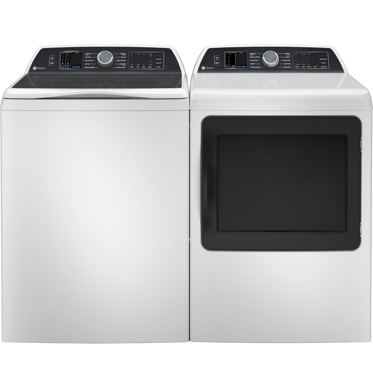 GE Profile(TM) ENERGY STAR(R) 5.3 cu. ft. Capacity Washer with Smarter Wash Technology and FlexDispense(TM) - (PTW705BSTWS)