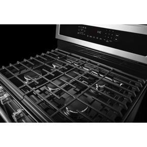 30" 5-Burner Gas Convection Range With PrintShield Finish