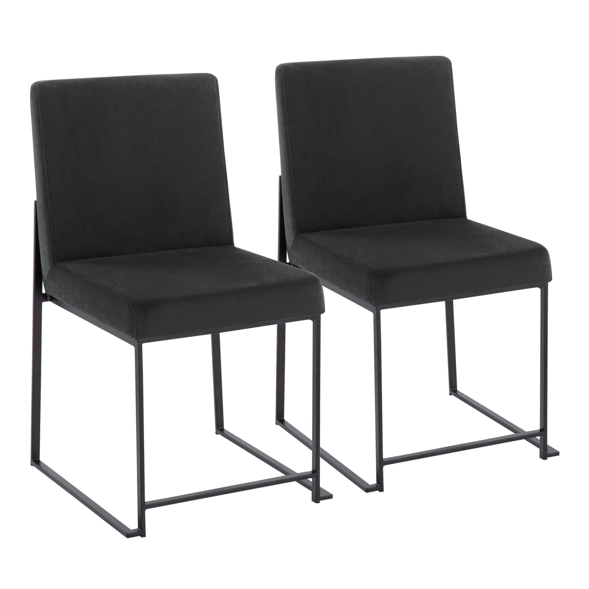 Fuji - Contemporary Modern Elegance With High Back Dining Chair (Set of 2)