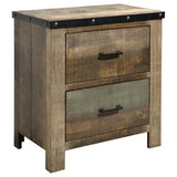 Sembene - 2-Drawer Nightstand - Antique Multi-Color