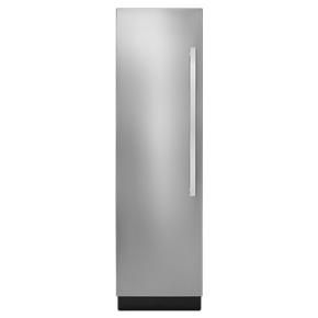 24" Built-In Column Freezer With Noir Panel Kit, Left Swing