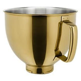 5 Quart Tilt-Head Metallic Finish Stainless Steel Bowl - Radiant Gold