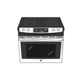 GE(R) 30" Drop-In Electric Range - (JD630SFSS)