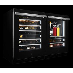 Noir 24" Built-In Undercounter Beverage Center, Right Swing