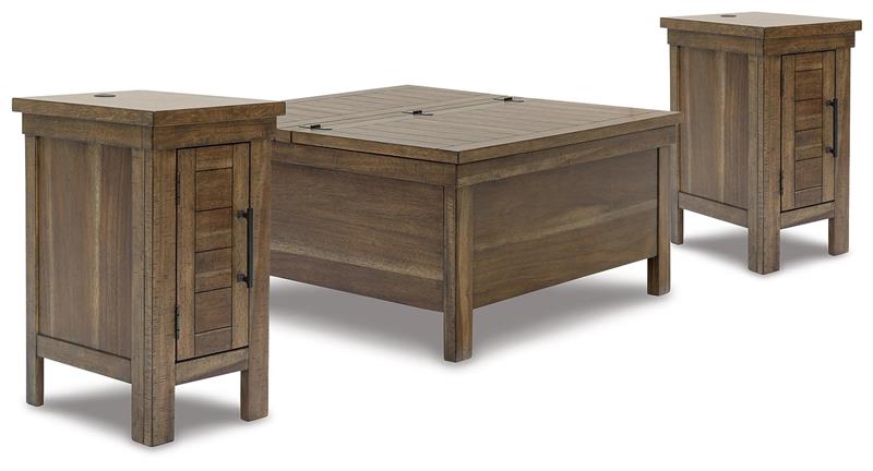 Coffee Table With 2 End Tables - (PKG015592)