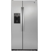 GE(R) 21.9 Cu. Ft. Counter-Depth Side-By-Side Refrigerator - (GZS22DSJSS)