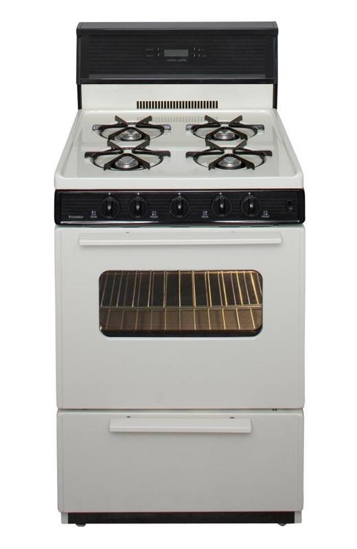 24 in. Freestanding Gas Range in Biscuit - (SCK240TP)