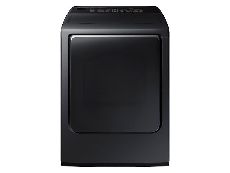 7.4 cu. ft. Smart Gas Dryer with Integrated Touch Controls in Black Stainless Steel - (DVG54M8750V)