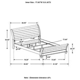 Stillwood - Sleigh Panel Bed