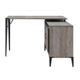 Zakwani - Writing Desk - Gray Oak & Black Finish - 31"