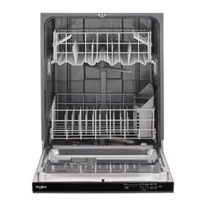 55 dBA Quiet Dishwasher With Boost Cycle And Pocket Handle - Black