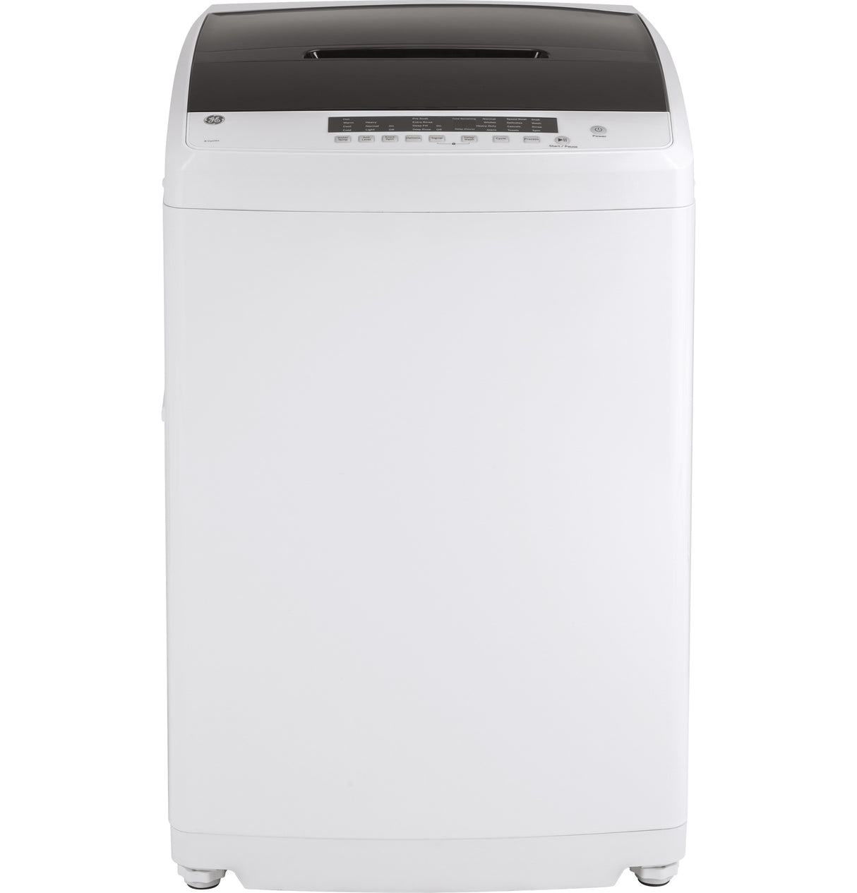 GE(R) Space-Saving 2.8 cu. ft. Capacity Stationary Washer with Stainless Steel Basket - (GNW128SSMWW)