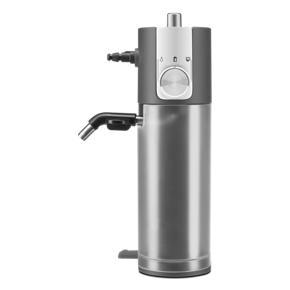 Semi-Automatic Espresso Machine And Automatic Milk Frother Attachment - Matte Charcoal Grey