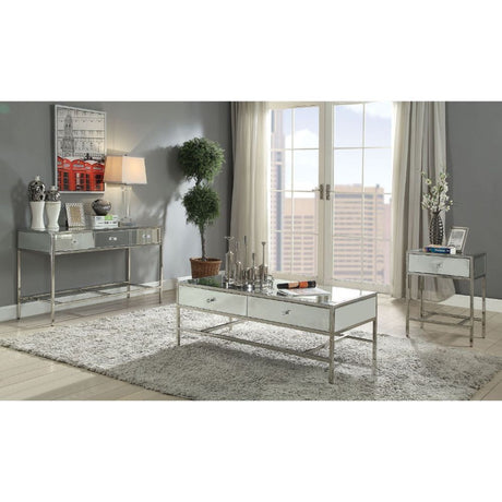 Weigela - Coffee Table - Mirrored & Chrome