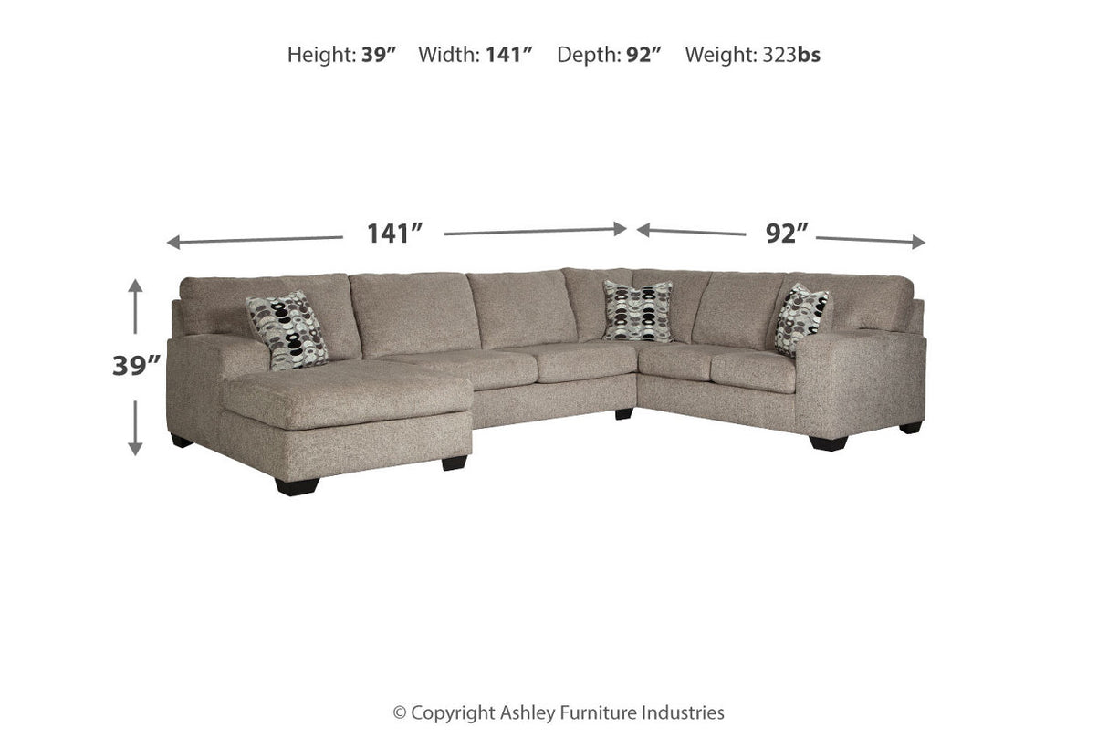 Ballinasloe 3-piece Sectional With Ottoman - (80702U1)