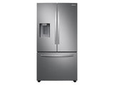 27 cu. ft. Large Capacity 3-Door French Door Refrigerator with External Water & Ice Dispenser in Stainless Steel - (RF27T5201SR)