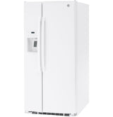 GE(R) 23.0 Cu. Ft. Side-By-Side Refrigerator - (GSS23GGPWW)