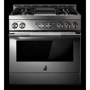 36" Rise Gas Professional-Style Range With Chrome-Infused Griddle