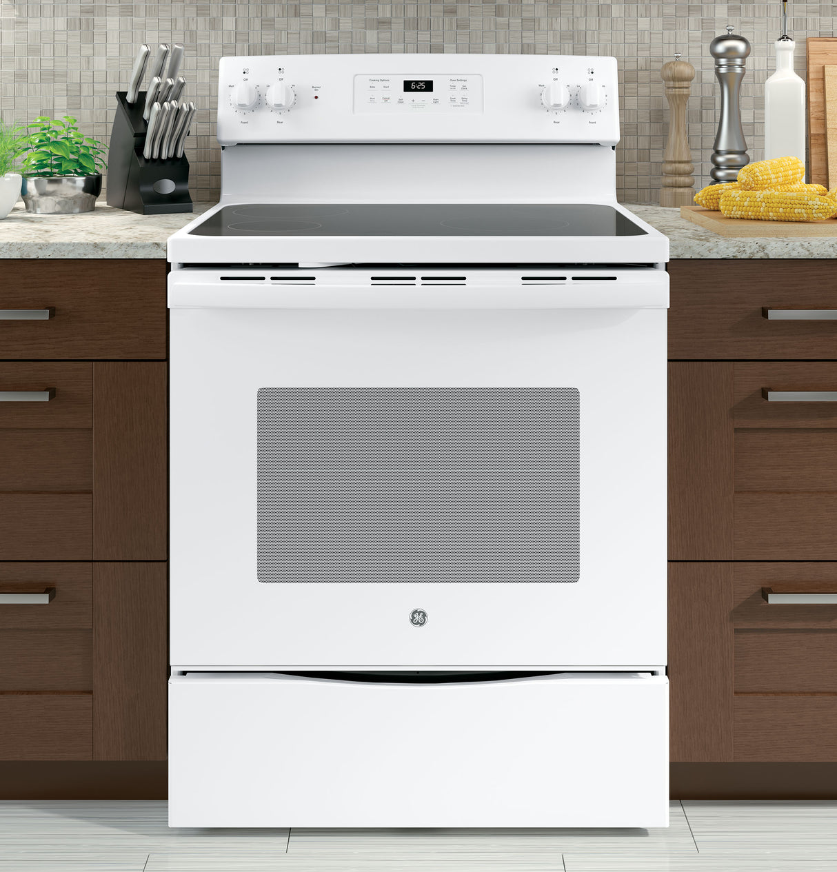 GE(R) 30" Free-Standing Electric Range - (JB625DKWW)