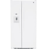 GE(R) ENERGY STAR(R) 25.3 Cu. Ft. Side-By-Side Refrigerator - (GSE25GGPWW)