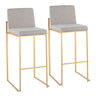 Fuji - High Back Barstool Set