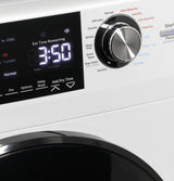 GE(R) 24" 2.4 cu. ft.Capacity Front Load Washer/Condenser Dryer Combo - (GFQ14ESSNWW)