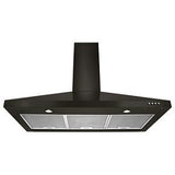 36" Contemporary Black Stainless Wall Mount Range Hood