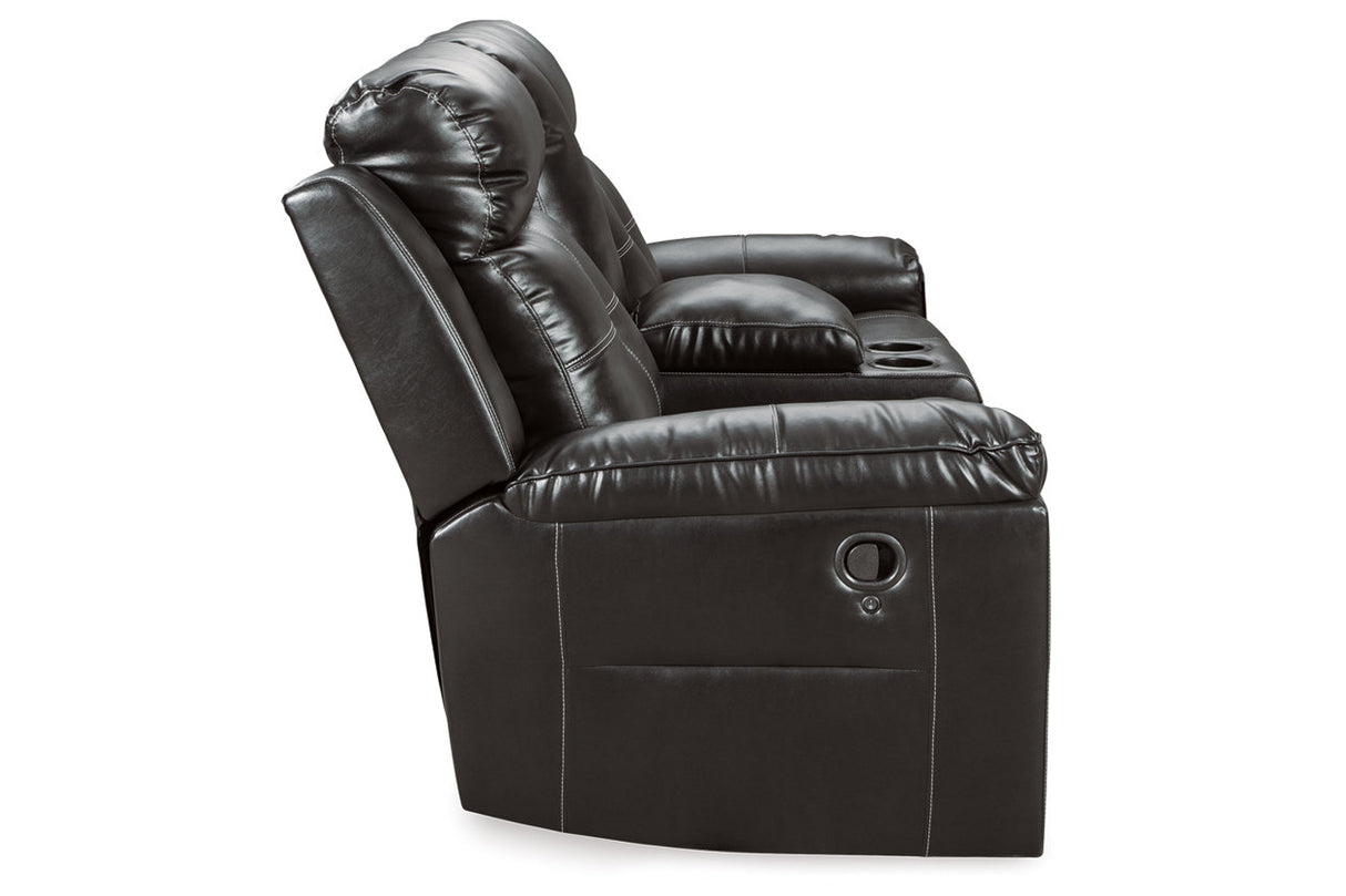 Kempten Reclining Loveseat With Console - (8210594)