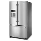 36-" Wide French Door Refrigerator With PowerCold Feature - 25 Cubic Feet