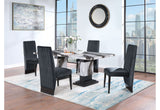 Stacey - Velvet Dining Chair (Set of 2) - Black