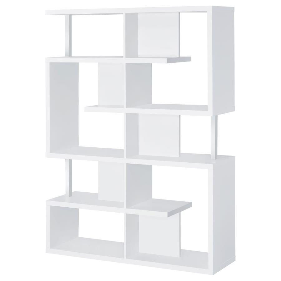 Hoover - 5-tier Geometric Design Bookcase