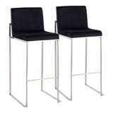 Fuji - High Back Upholstered Barstool Set