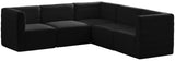 Quincy - Modular Sectional - Black - Modern & Contemporary