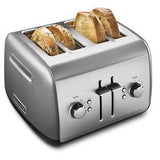 4-Slice Toaster With Manual High-Lift Lever - Contour Silver