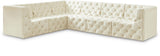 Tuft - Modular Sectional 6 Piece - Cream - Fabric