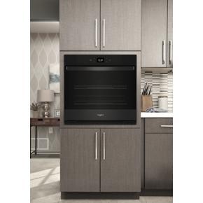 50 Cubic Feet Single Wall Oven With Air Fry When Connected - Black