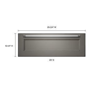 30'' Slow Cook Warming Drawer, Panel-Ready