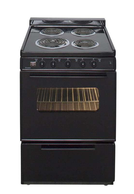 24 in. Freestanding Electric Range in Black - (ECK3X0BP)