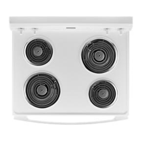 30" Amana Electric Range With Bake Assist Temps - White